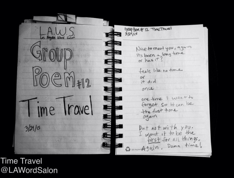 time travel group poem lawordsalon