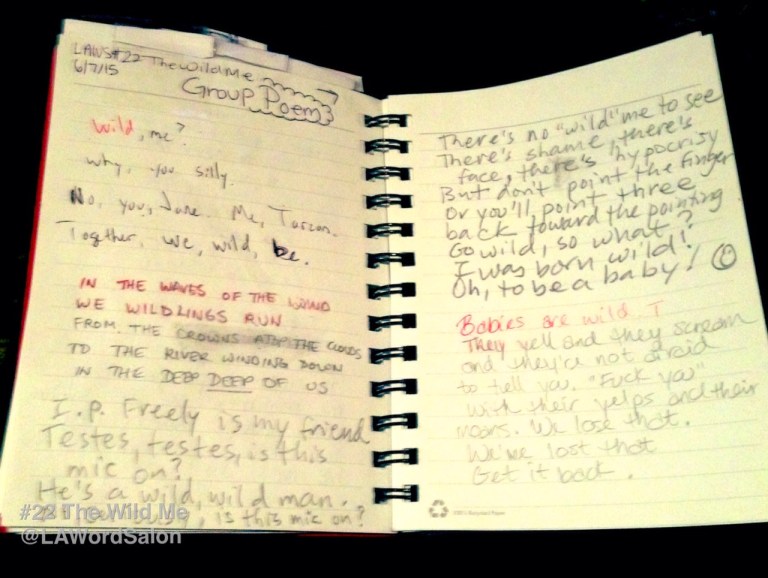 lawordsalon group poem the wild me