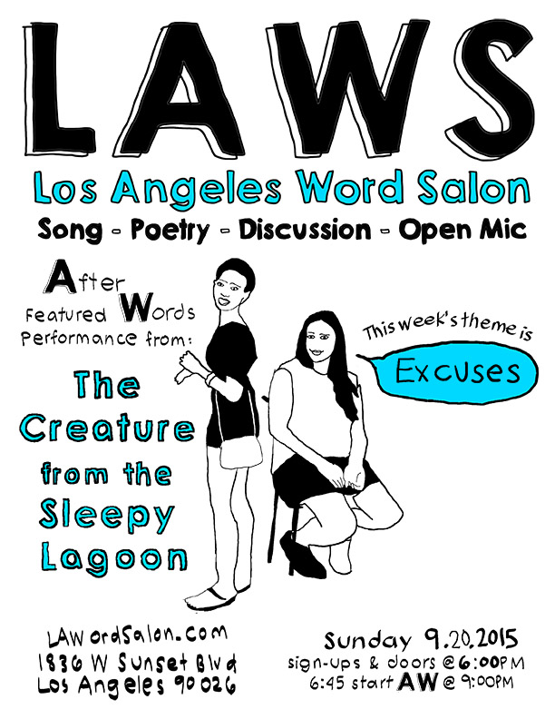 excuses lawordsalon flyer w