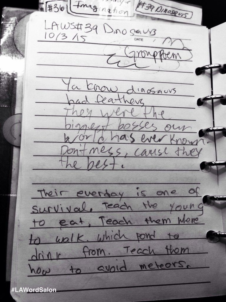 dinosaurs group poem lawordsalon