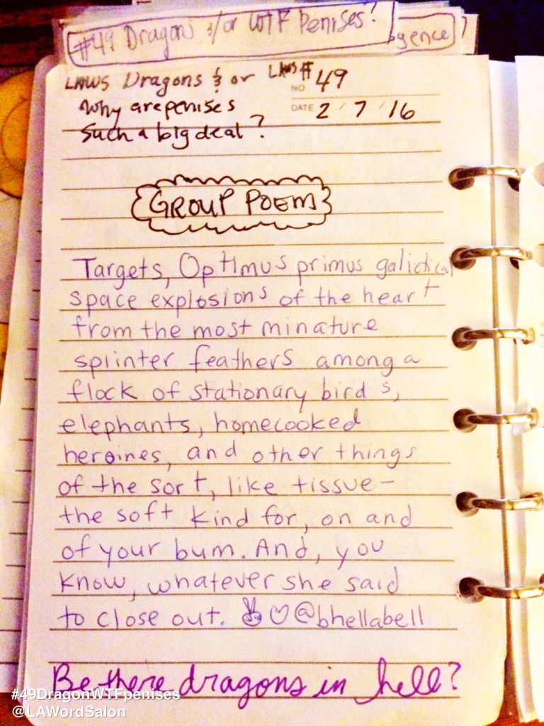 group poem dragons lawordsalon